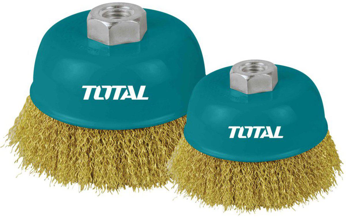 TOOLS :: CLEANING AND POLISHING :: Wire Brushes :: TOTAL Wire Cup Brushes  125mm (TAC31051) - Slamkas Store