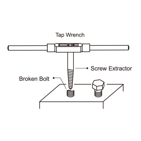 KING TONY ΣΕΤ 5 ΤΕΜ Εξωλκείς Βιδών (έως M18) (11205SQ)