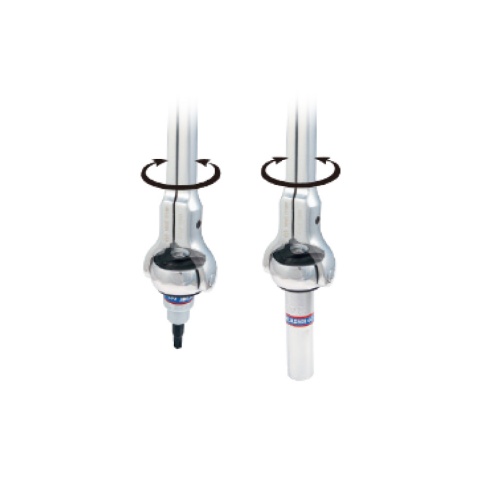 Μανέλα καστάνια 1/2 περιστρεφόμενη κεφαλή