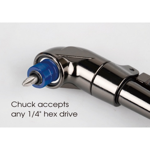 Τσοκ δραπανοκατσάβιδου γωνιακό για μύτες(εξάγωνο1/4)