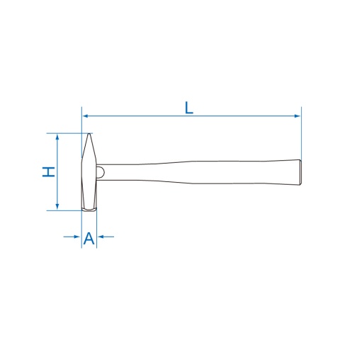 Σφυρί πένας με ξύλινη λαβή 395g