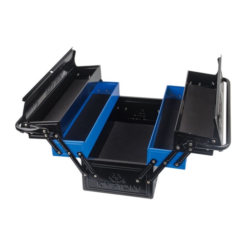 Εργαλειοθήκημεταλλική 5 θέσεων μαύρο μπλε 470x220x261