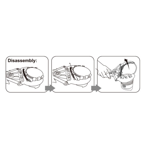 Πένσα ελατηρίων πιστονιών τοποθέτησης./εξάγωνο(110-160mm)9ap160
