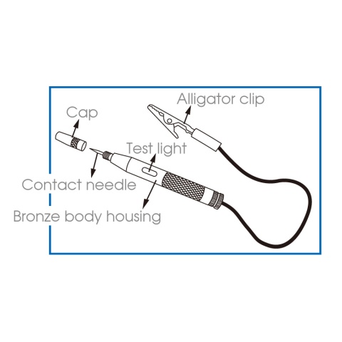 Κατσαβίδι δοκιμαστικό αυτοκίνητου μύτη6-24v