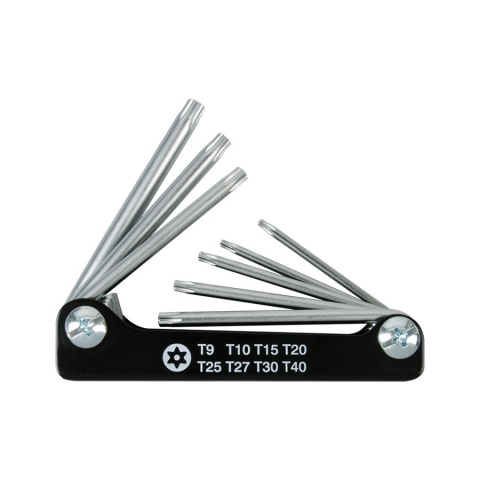 Torx τρύπας σουγιάς σετ 8 τεμ. 9-40 mm