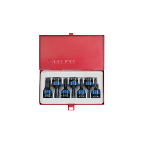 Κασετίνα καρυδάκια αέρος torx αρσενικό 1/2 T20-T60 7 τεμαχια.