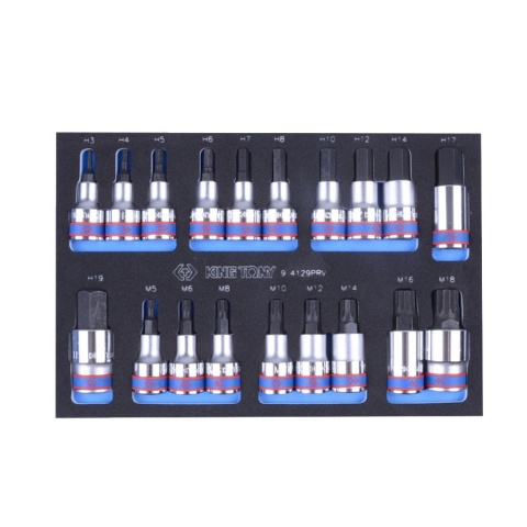 Δίσκος καρυδάκια 1/2 allen-torx 19 τεμάχια
