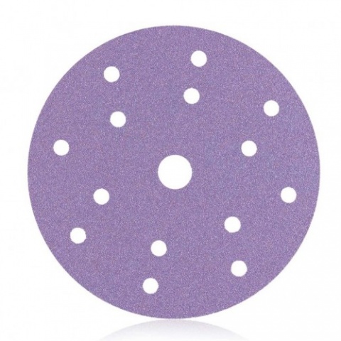 Smirdex Κεραμικός Δίσκος Velcro 740 Ø 150mm 15 Τρύπες Ρ500 (ΣΥΣΚΕΥΑΣΙΑ 100 ΤΕΜ)