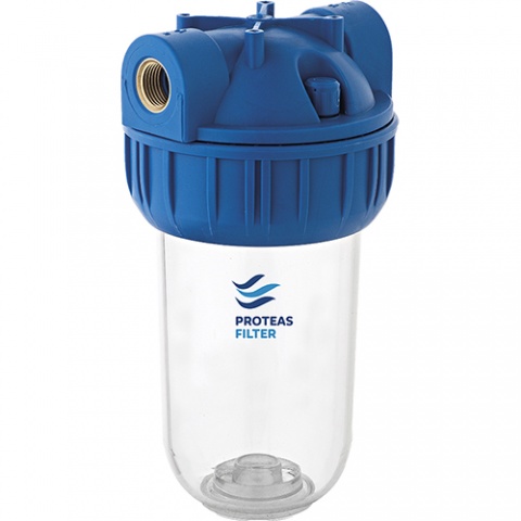 ENERGYWATER Μονή Φιλτροθήκη 3M Διάφανη Πλαστική 7″ - 1/2″ - Σκέτη