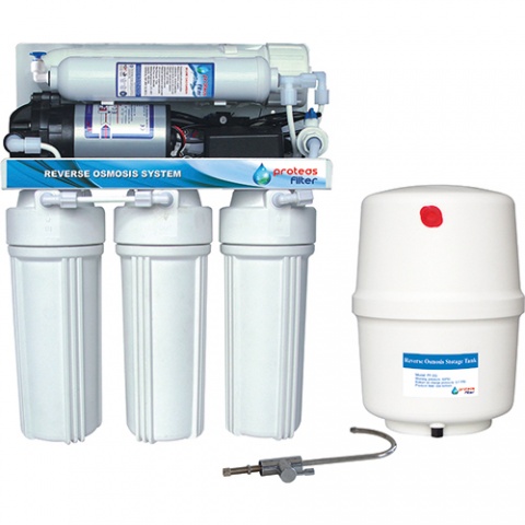 ENERGYWATER Σύστημα Αντίστροφης Όσμωσης 5 Σταδίων με Αντλία