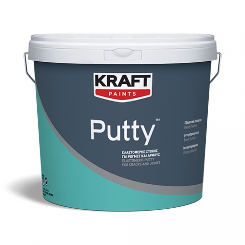 KRAFT PUTTY Elastomeric Putty for Cracks and Joints (GREY)