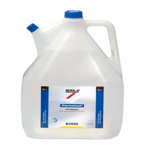Spies Hecker Permahyd Demineralised Water 6000 5.0 lt (SH6000DW-5)