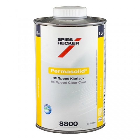 SPIES HECKER Permasolid HS Speed Clear Coat 8800 1.0 lt (SH8800HS-1)
