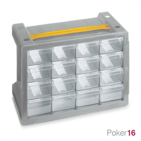 Terry Poker16 - Drawer Cabinets 27.9 x 15 x 19.5cm