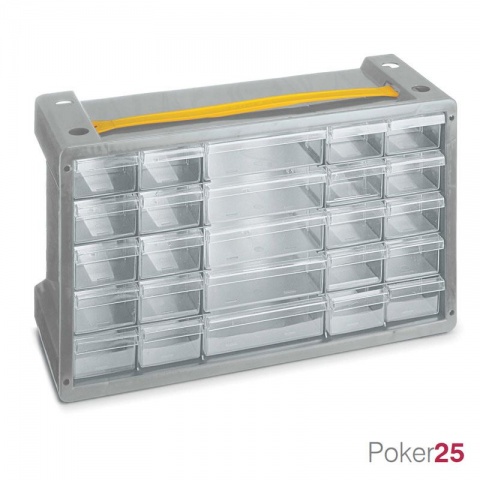 Terry Poker25 - Drawer Cabinets 40.5 x 15 x 24cm