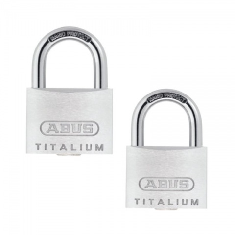 ABUS Λουκέτο Αποσκευών 20 x 34.5mm 2 ΤΕΜ Titalium 64TI/20