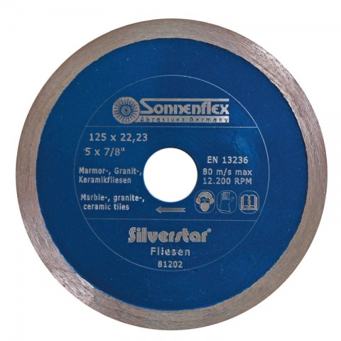SONNENFLEX Silver Star Universal Laser Διαμαντόδισκος για Οικοδομικά Υλικά 180x2.2/10x22.23mm