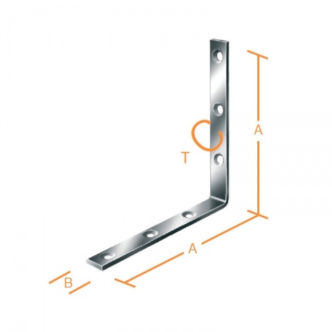 Vormann Galvanized Strong Angles 120 x 20 x 5mm