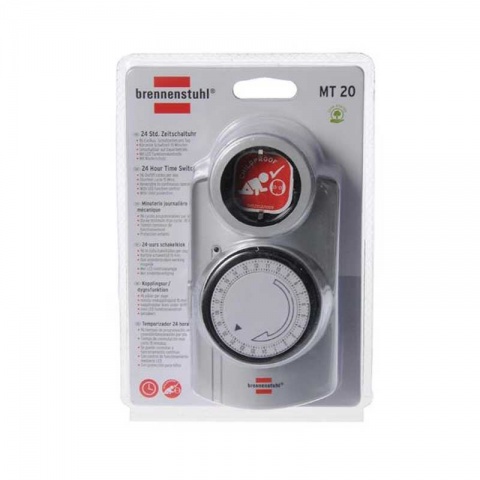 Brennenstuhl MT 20 PRIMERA LINE Χρονοδιακόπτης 24ώρου 230V 16 Ah