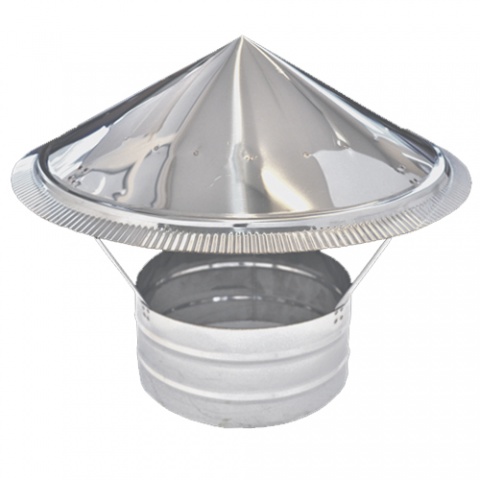 SPIRODUCT Stainless Steel Flue Pipe Cowl Cap