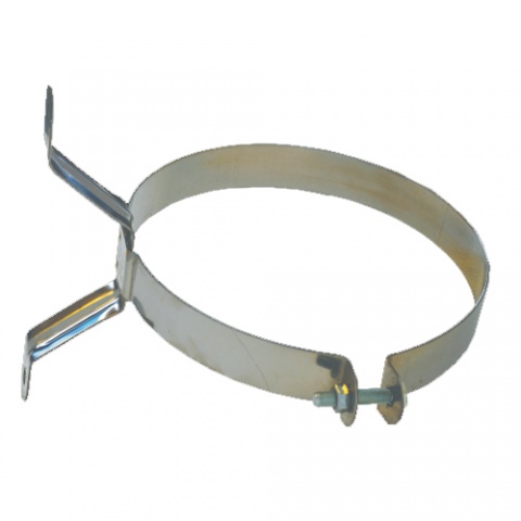 SPIRODUCT Ανοξείδωτο Στήριγμα Καπνοδόχου Απλό Ø100mm