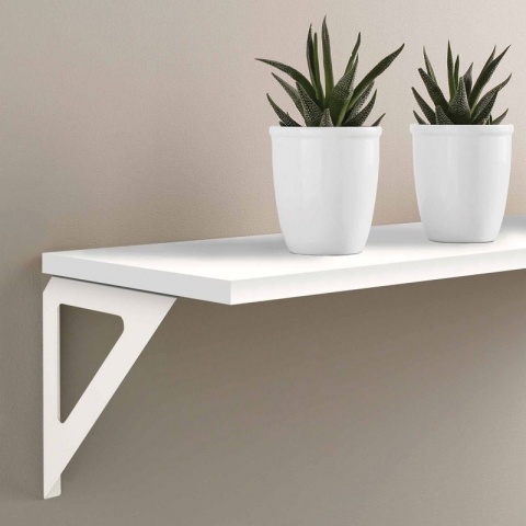 ELEMENT SYSTEM Τριγωνική Γωνία Λευκή 190 x 190mm