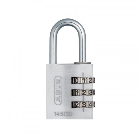 ABUS Λουκέτο με Συνδυασμό 3 Ψηφίων Ασημί 145/30B 31.5 x 65mm