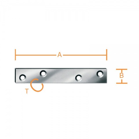 Vormann Λαμάκι Σύνδεσης Γαλβανιζέ 50 x 15 x 2mm