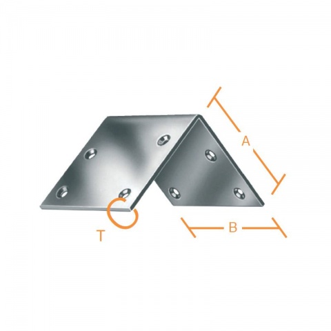 Vormann Γωνία 60 x 60 x 2mm (Λευκό)