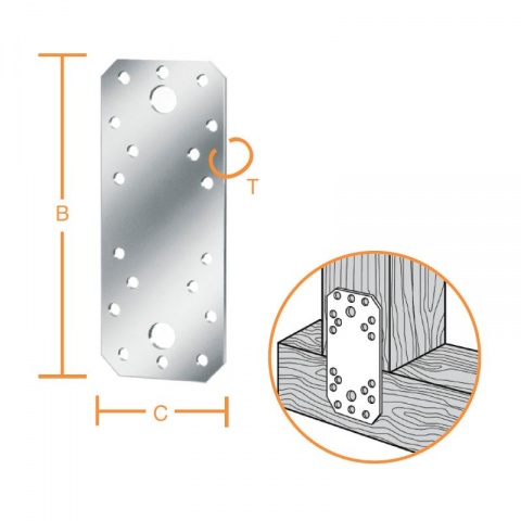 Vormann Λαμάκι Σύνδεσης 180 x 40 x 2.5mm