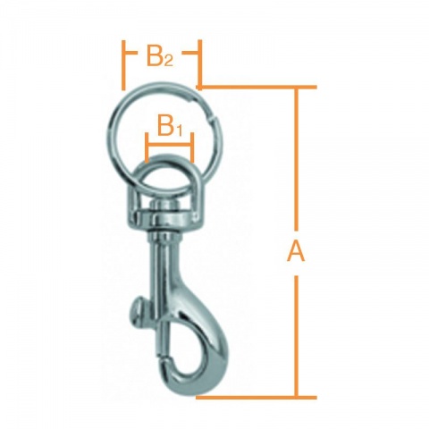 Vormann Γάντζος Ασφαλείας 60 x 13 x 25mm 1 ΤΕΜ