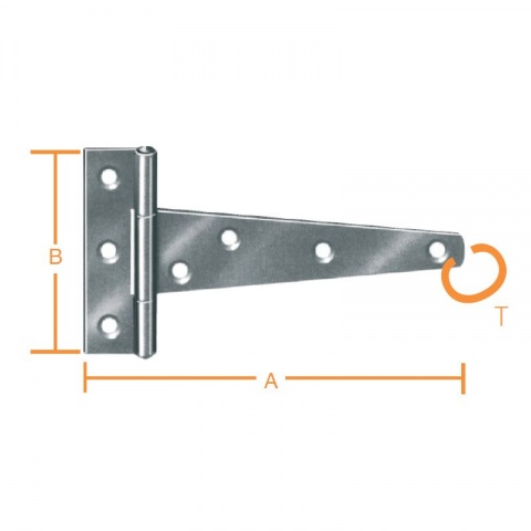 Vormann Μεντεσές Γαλβανιζέ Τ 146 x 68 x 1.5mm