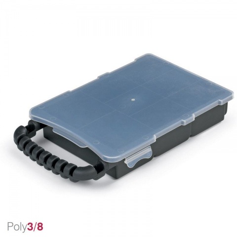 Terry Ταμπακιέρα Πλαστική Poly3/8 30.3 x 18 x 5cm (Μαύρο)