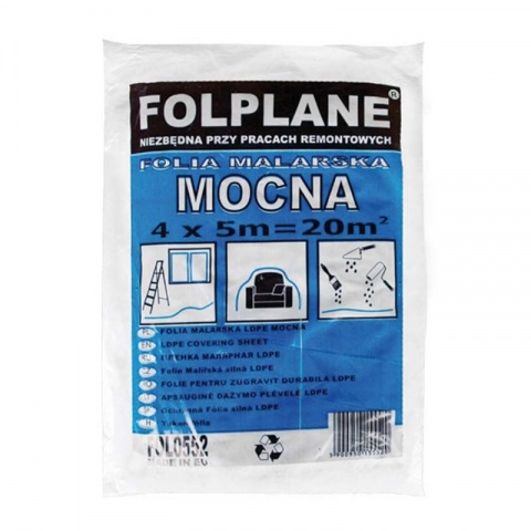 FOLPLANE Νάυλον Προστασίας LDPE 4 x 5m 22ΜΥ