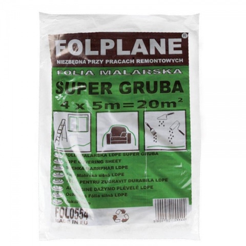 FOLPLANE Νάυλον Προστασίας LDPE 4 x 5m 45ΜΥ