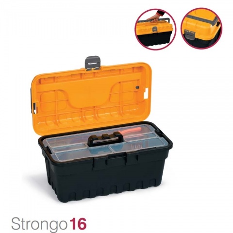 Terry Εργαλειοθήκη STRONGO16 39.5 x 21 x 17.7cm (Μαύρο / Κίτρινο)
