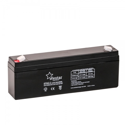 Westar Μπαταρία Μολύβδου 2.3 Ah (6FM2.3)