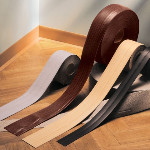 Alfer Αυτοκόλλητες Ταινίες Προφίλ Pvc 19 x 19mm Ρολό Οξιά 5m