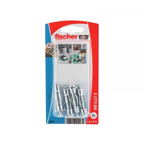 Fischer HM Single Plasterboard Bracket with Card Screw (90930)