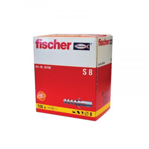 Fischer Νάυλον Βύσμα S 8 σε Κουτί