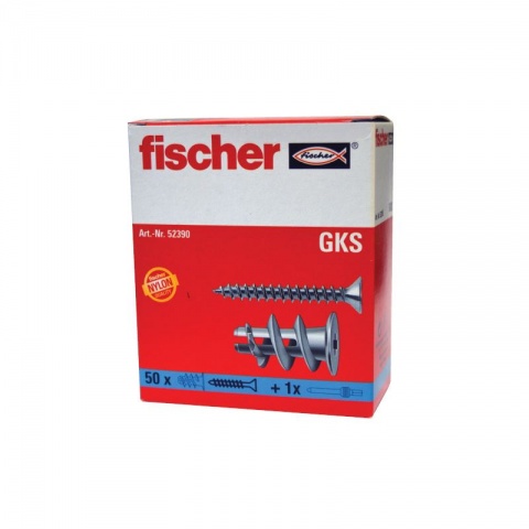 Fischer Βύσμα Γυψοσανίδας GKS με Βίδα σε Κουτί 50 ΤΕΜ