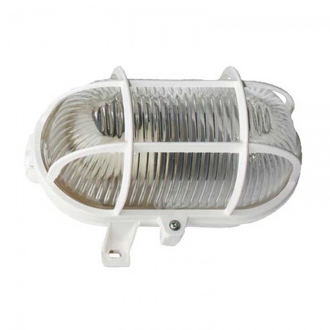 Brennenstuhl Oval Turtle Lamp With Plastic Mesh 178 x 122 x 112mm White