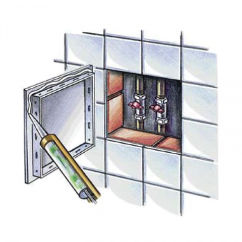 VENTS Θυρίδα Πλαστική 200 x 200mm