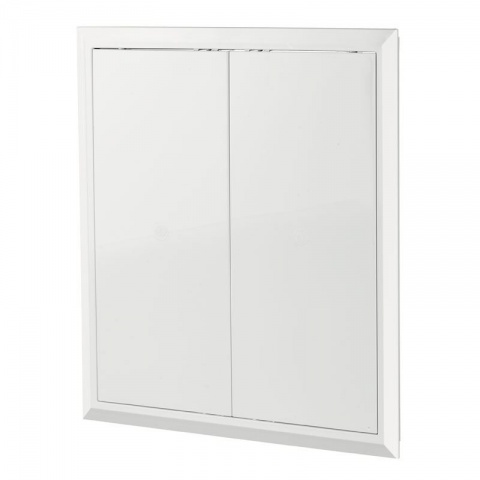 VENTS Θυρίδα Πλαστική με Διπλή Πόρτα 400 x 400mm
