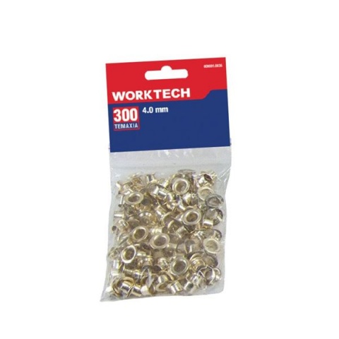 Worktech Μπουντούζια 4mm 300Τεμ