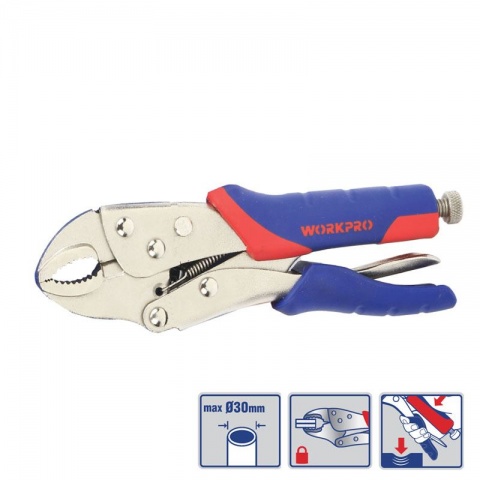 WORKPRO Πένσα Συγκράτησης CS 180mm