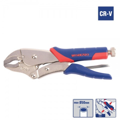 WORKPRO Πένσα Συγκράτησης CRV 250mm