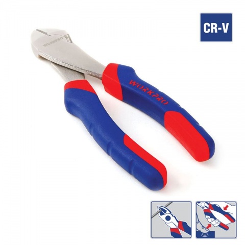 WORKPRO Πλαγιοκόφτης CRV 180mm