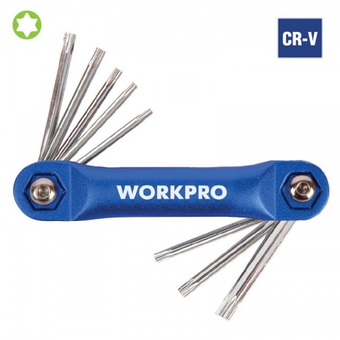 WORKPRO Κλειδιά Torx 8 ΤΕΜ Σουγιάς