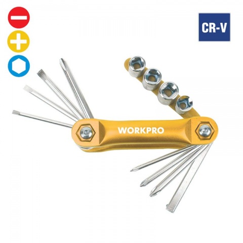 WORKPRO Κατσαβίδια και Καρυδάκια 12 ΤΕΜ Σουγιάς